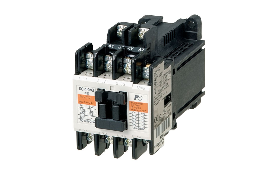 電磁接觸器 SC-4-0/G DC24V 1a